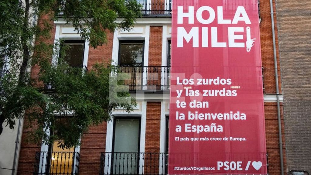 Javier Milei incendia la escena política con sus insultos a Sánchez que hace campaña a favor de "los zurdos"
