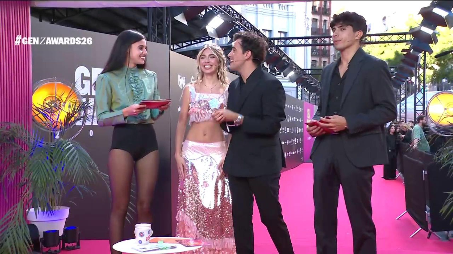 Mariang Maturana, Aitana Soriano, Pedro Jota y Carlos Peguer