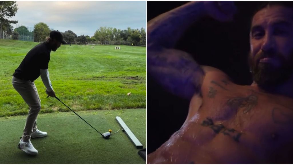 Sergio Ramos sigue a lo suyo en plenos rumores sobre su fichaje por el Getafe: golf y entrenamiento nocturno