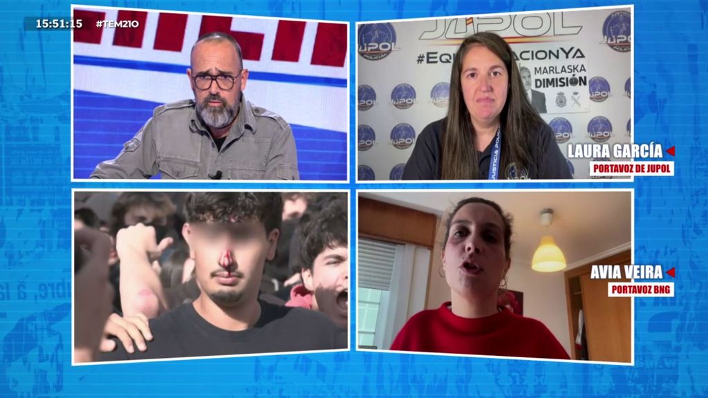 Tensión | Risto Mejide a Avia Veira por “justificar” la violencia en la protesta en A Coruña: “Le ruego no nos trate como idiotas”