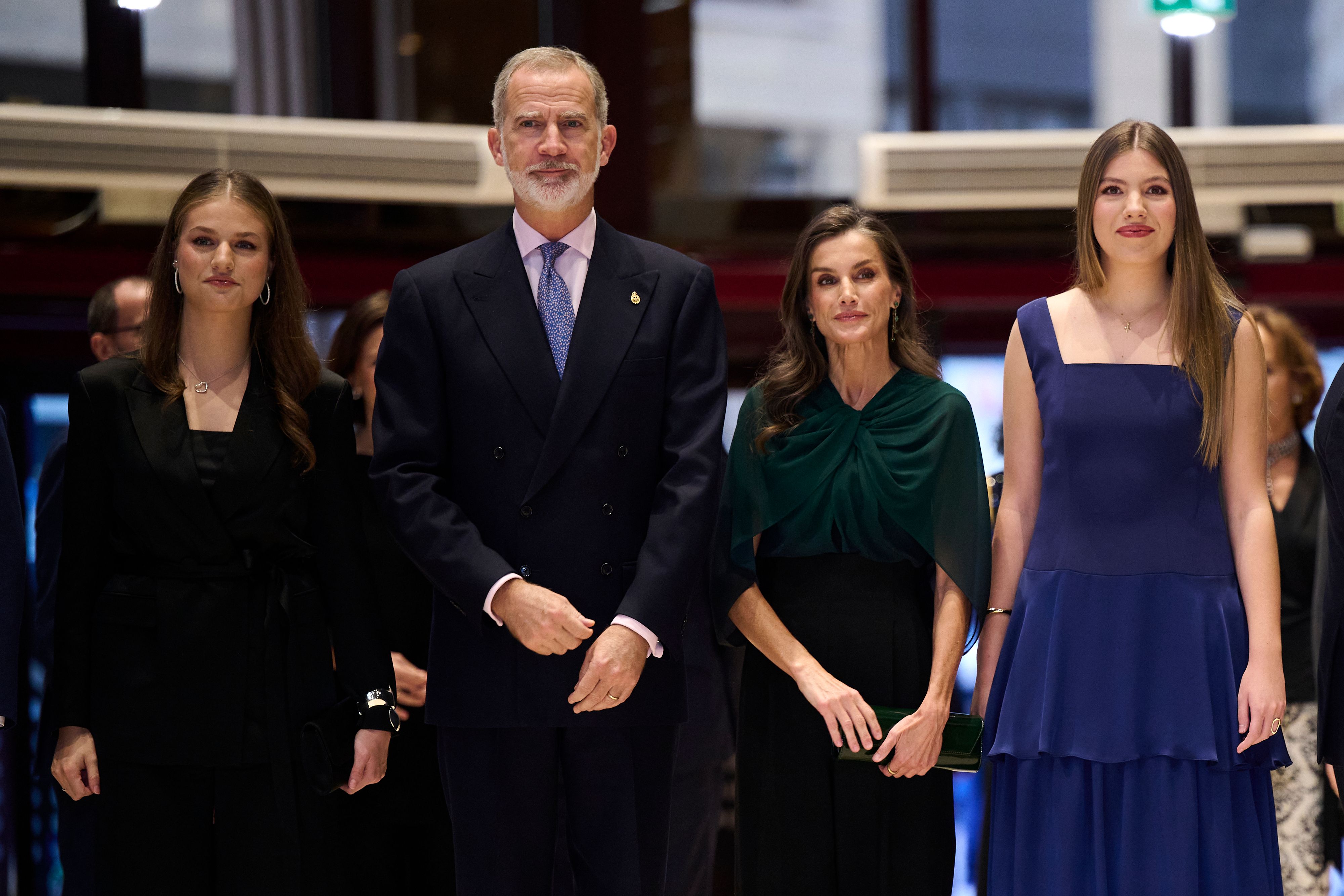 La familia real española, en el concierto de los Premios Princesa de Asturias 2026
