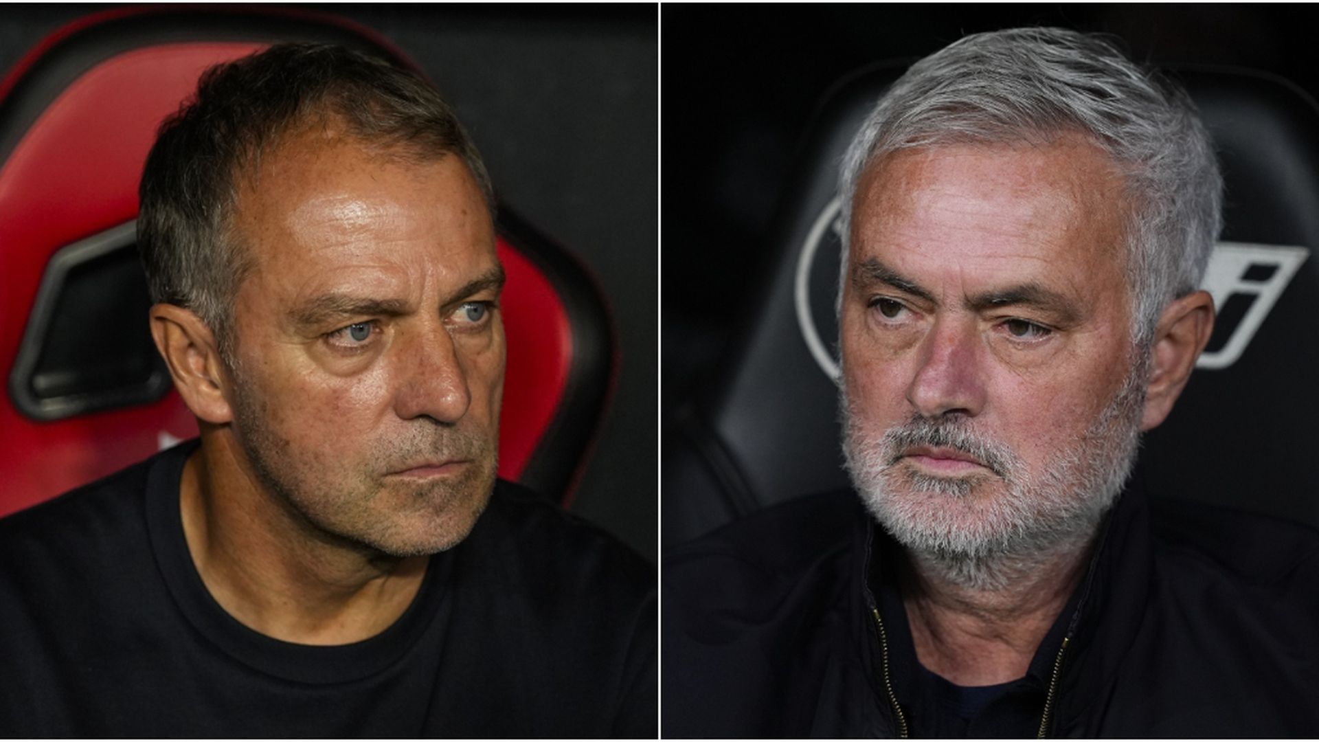 Hansi Flick y José Mourinho