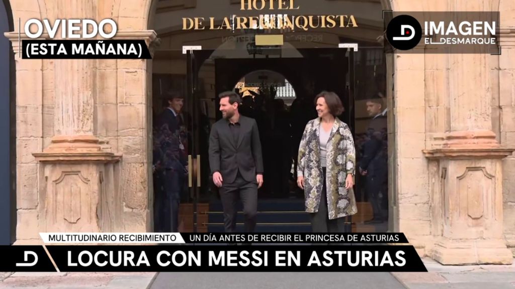 La locura de Leo Messi en Oviedo
