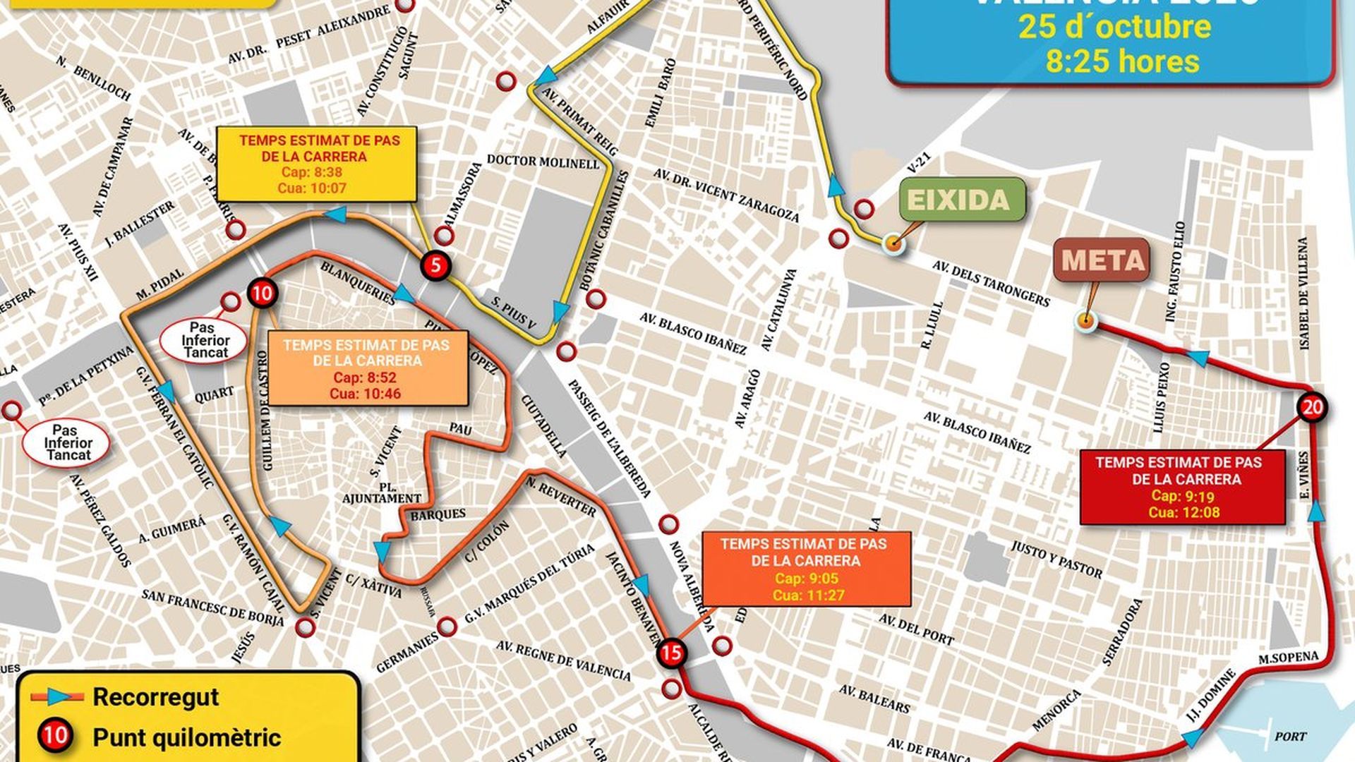 Recorrido Medio Maratón 2026