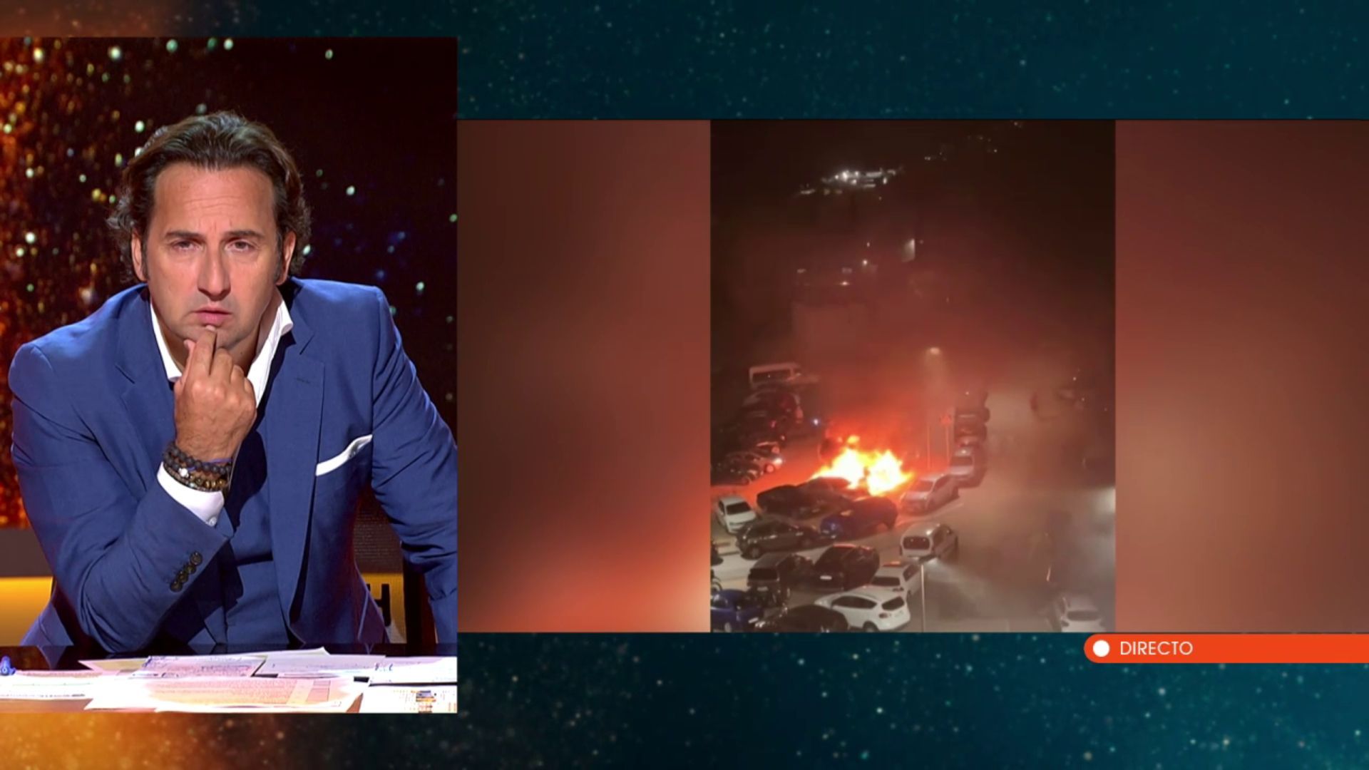 Iker Jiménez reacciona en directo a un nuevo incendio en Ceuta