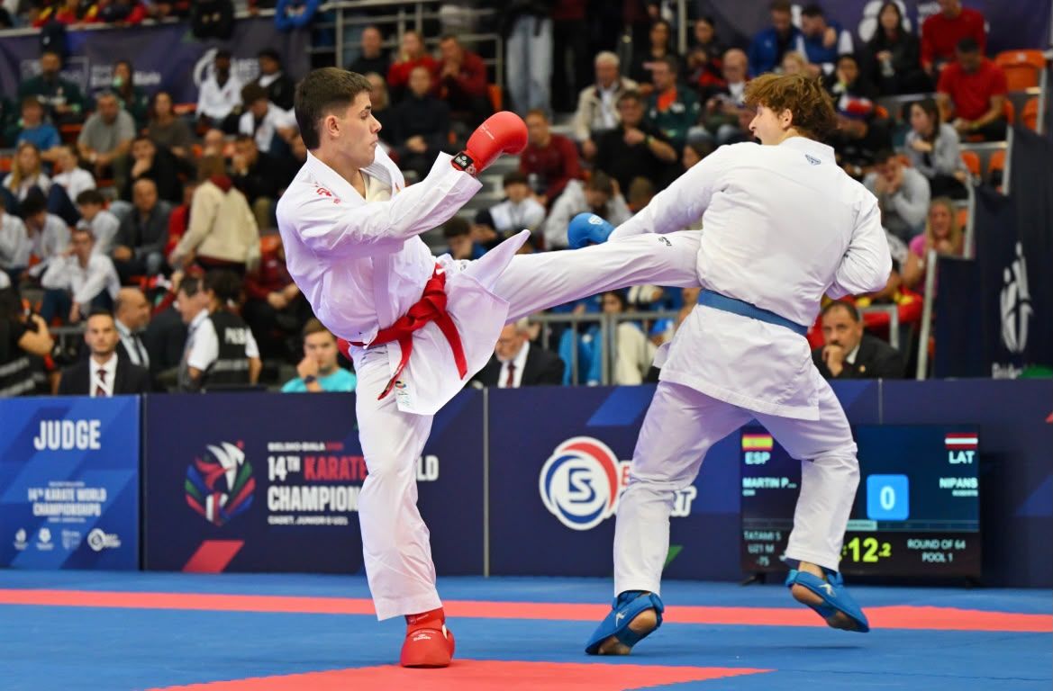 Izan ha hecho historia en la categoría sub-21 de Kumite -75 kilos, en la localidad polaca de Bielsko-Biała