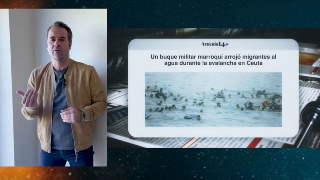 Javier Chicote reconstruye el episodio del buque marroquí que habría arrojado migrantes en el asalto a Ceuta: "Es de una gravedad incontestable"