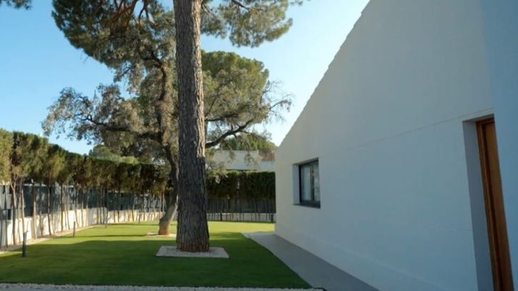 La fachada de la casa
