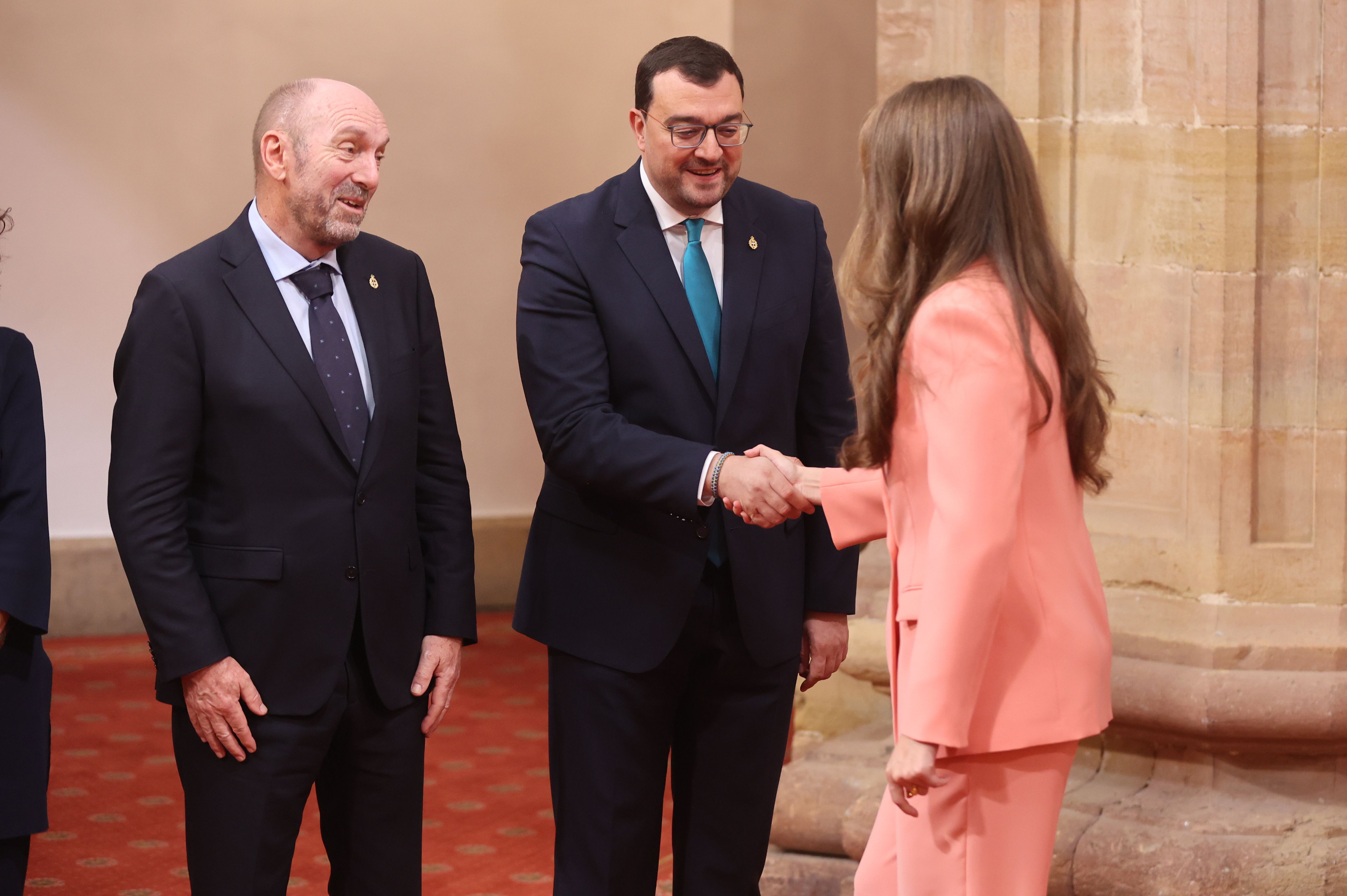 La princesa Leonor durante la recepción de los Premiados Princesa de Asturias 2026
