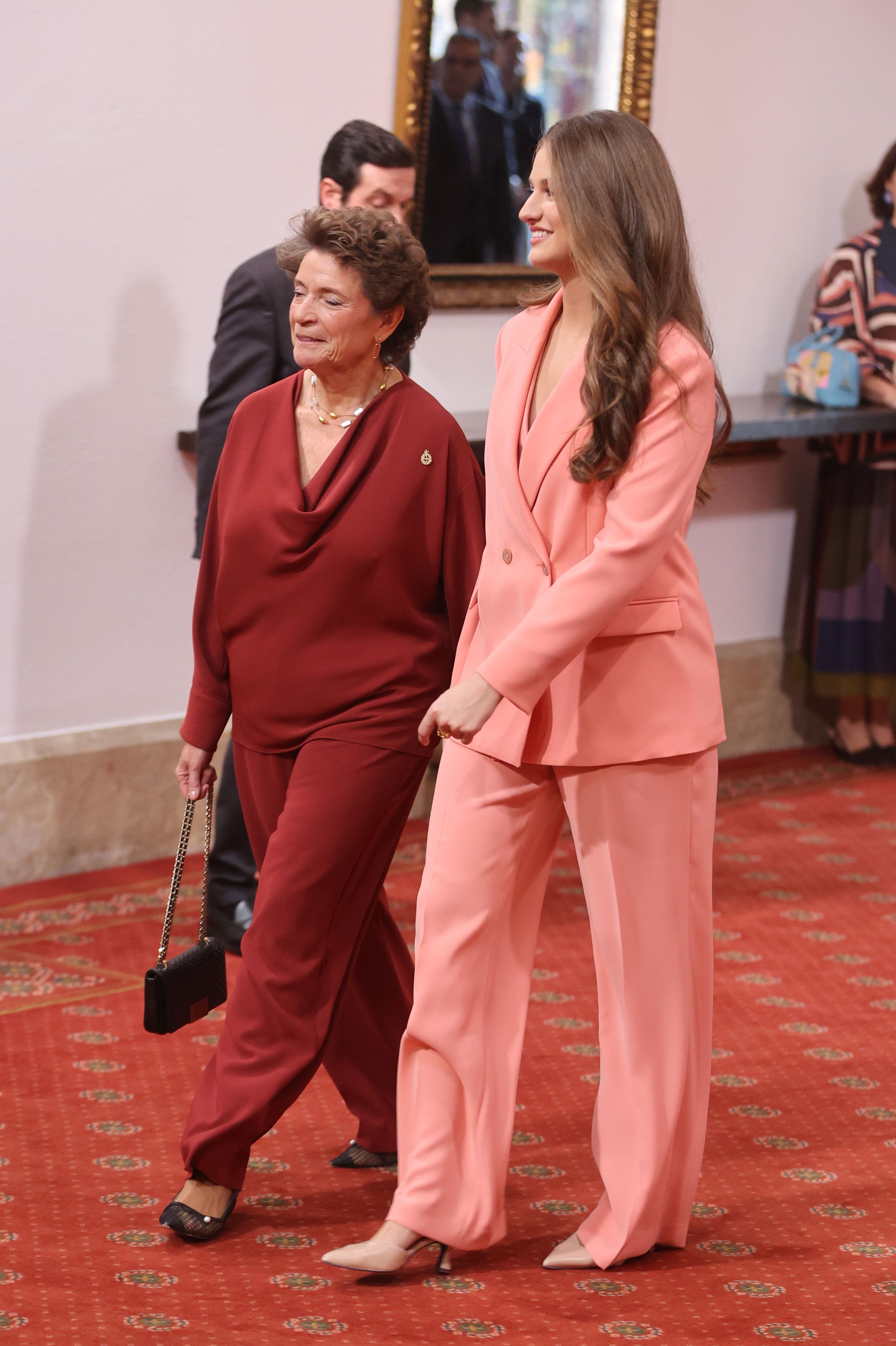 La princesa Leonor durante la recepción de los Premiados Princesa de Asturias 2026