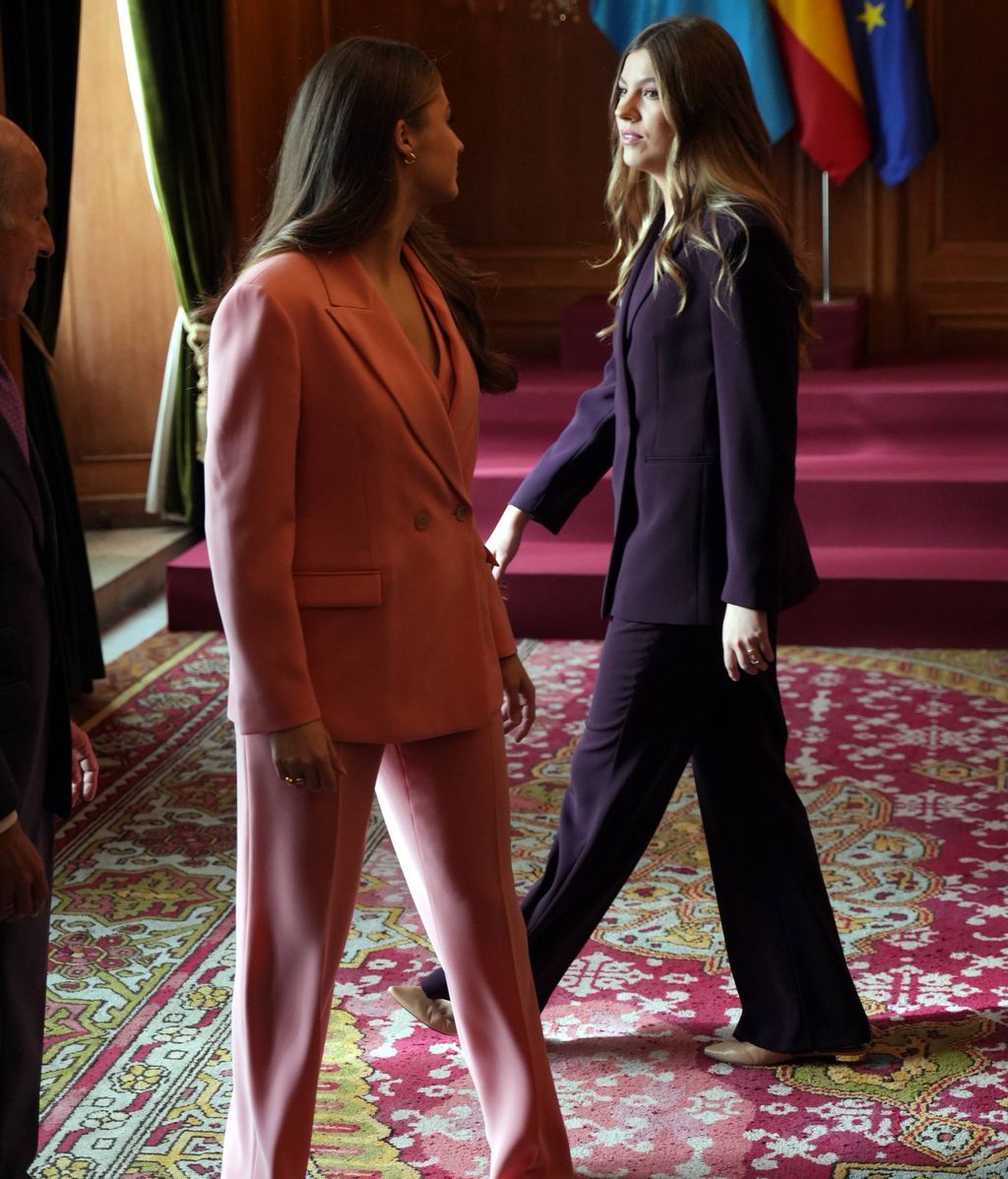 La princesa Leonor y la infanta Sofía