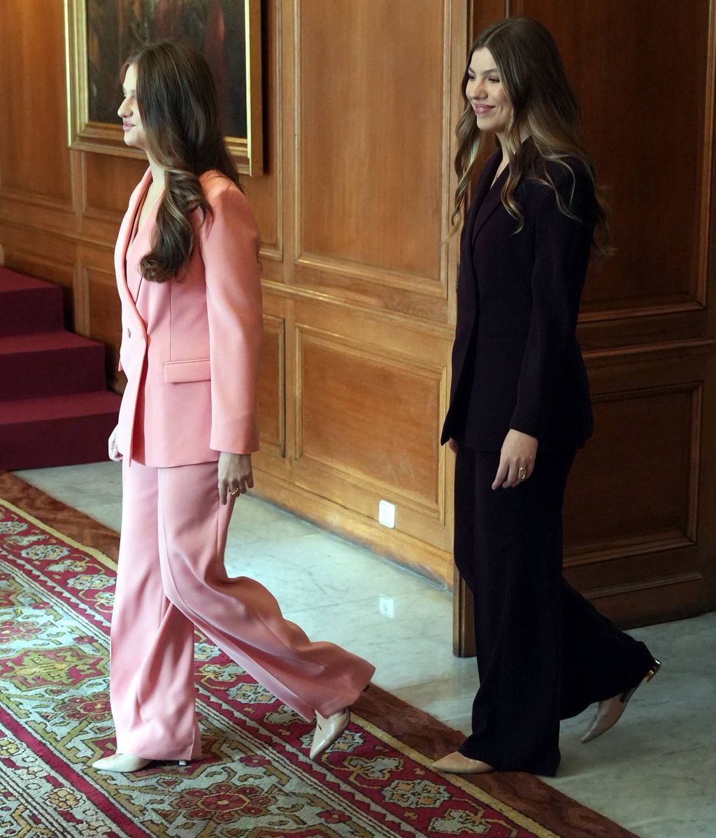 La princesa Leonor y la infanta Sofía