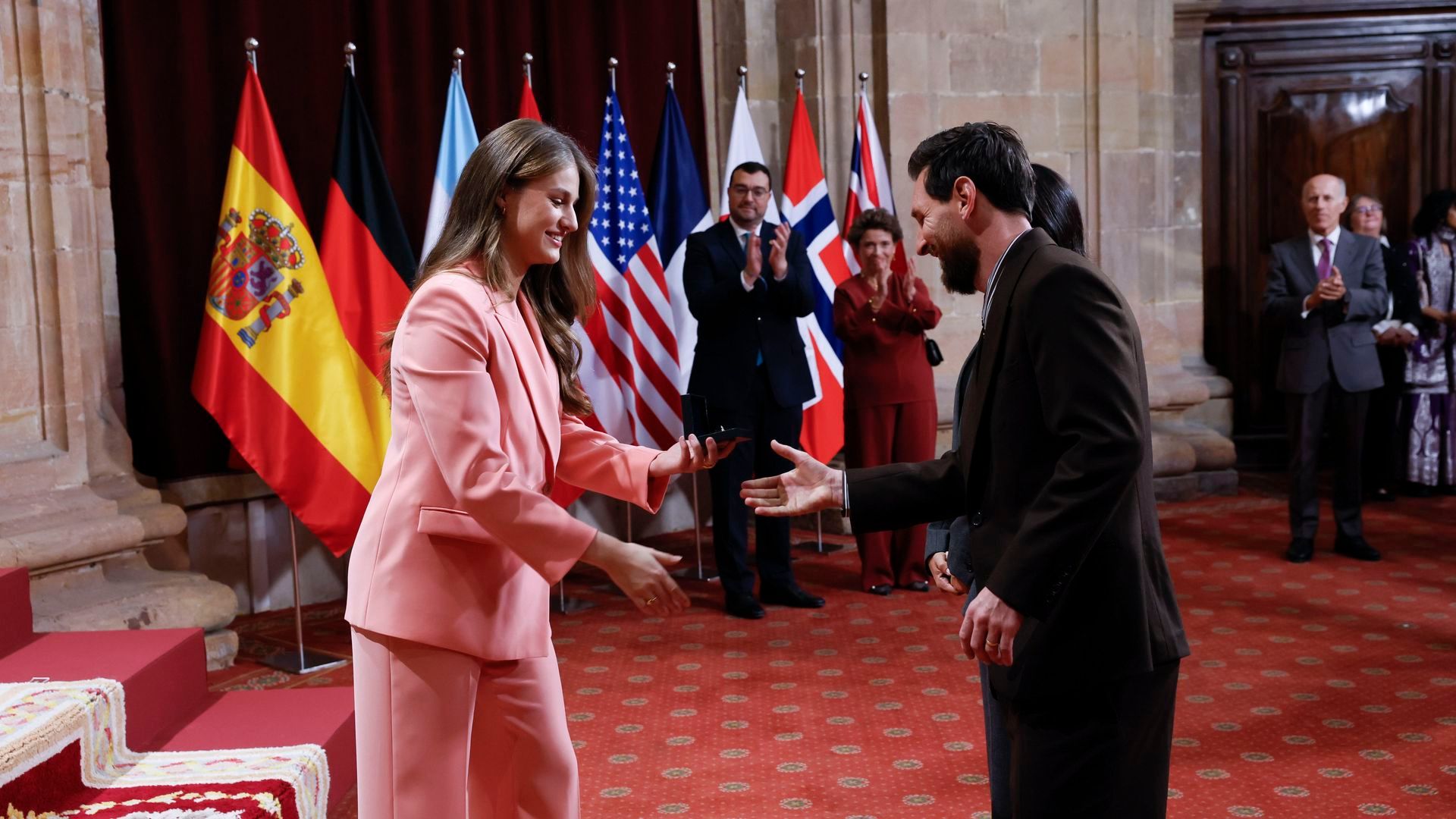 La princesa Leonor y Messi este 23 de octubre