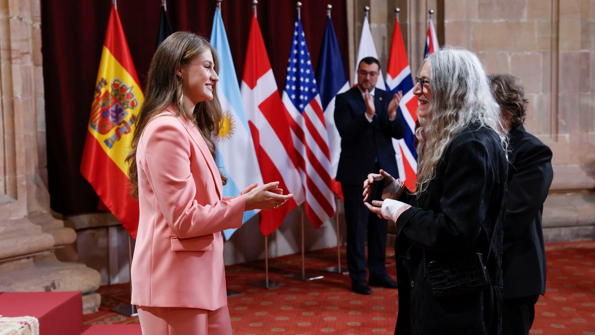 La princesa Leonor y Patti Smith este 23 de octubre