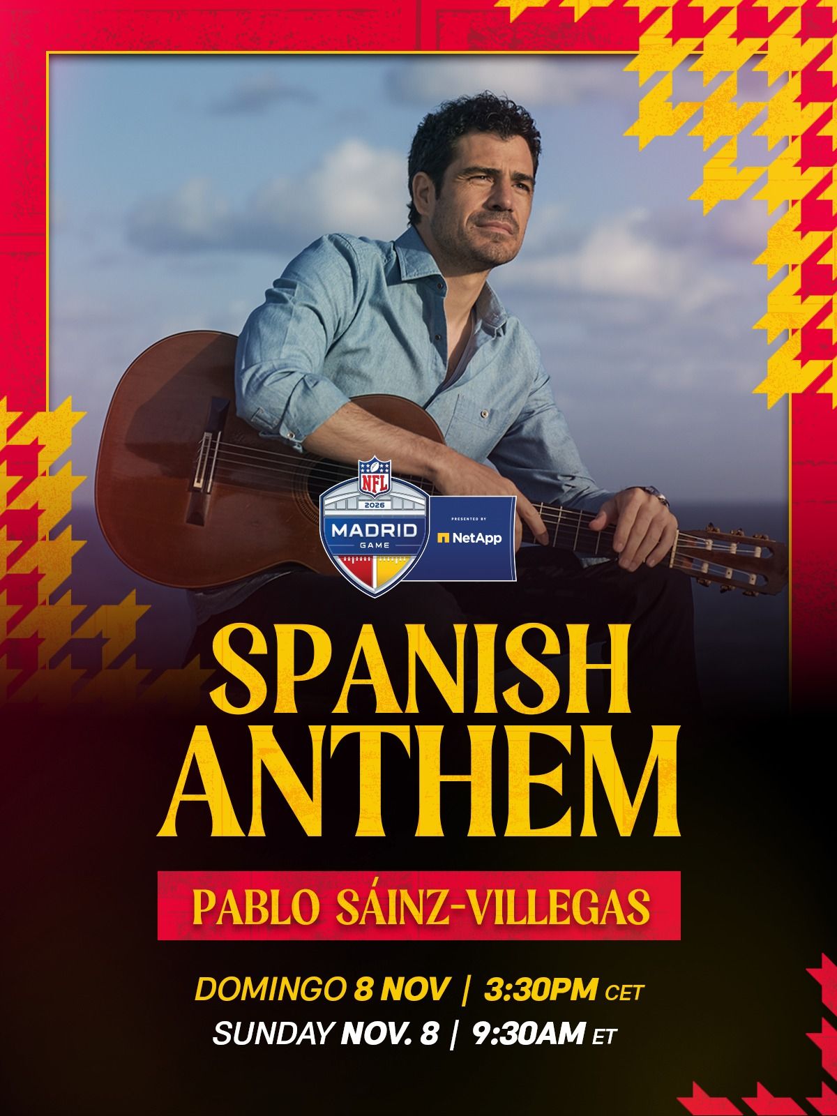 Pablo Sáinz-Villegas interpretará el himno español en el 2026 NFL Madrid Game