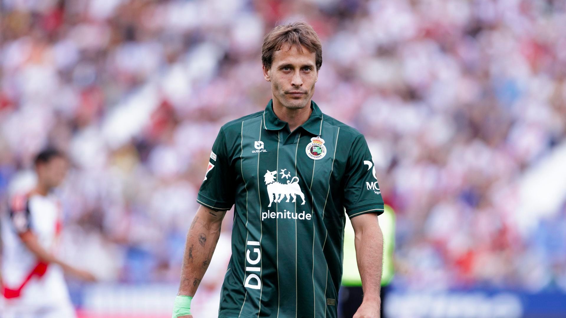 Sergio Canales, durante el Rayo-Racing