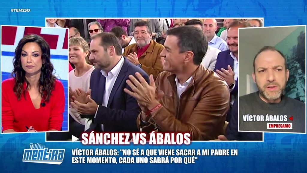 Víctor, hijo de José Luis Ábalos, se pronuncia sobre las declaraciones de Pedro Sánchez: "Le debe mucho a mi padre"