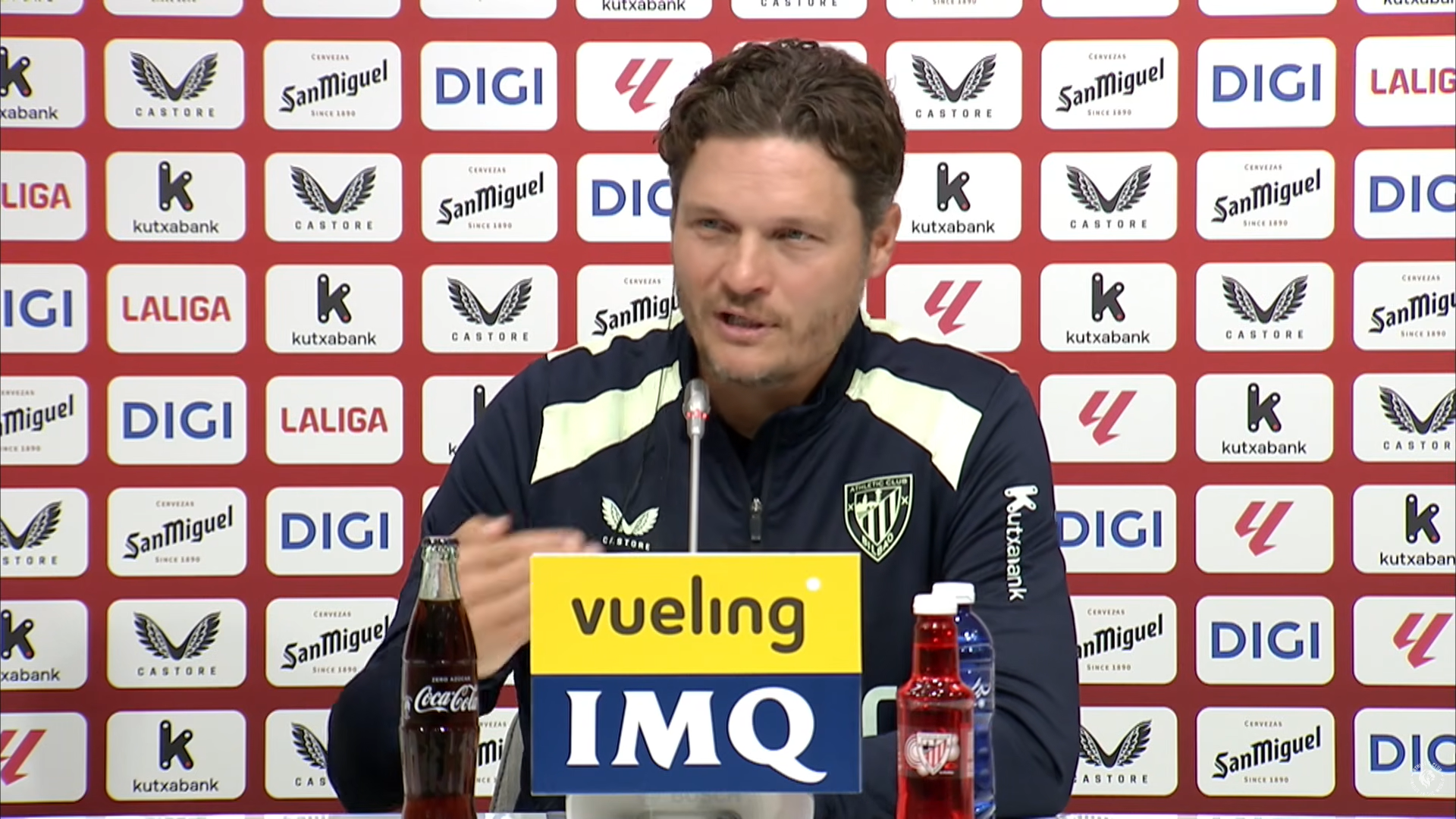 Edin Terzic, en sala de prensa antes del Athletic-Getafe Edin Terzic, en sala de prensa antes del Athletic-Getafe