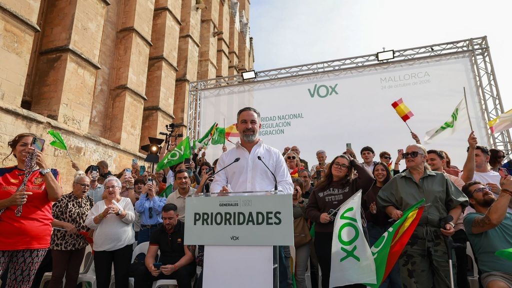Santiago Abascal pide en Palma una "gran mayoría" para ser presidente del Gobierno: "No es imposible ganar unas elecciones"