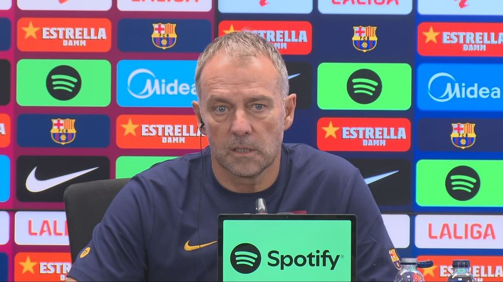 Hansi Flick señala qué le ha ganado el Barça al Real Madrid con Rodri