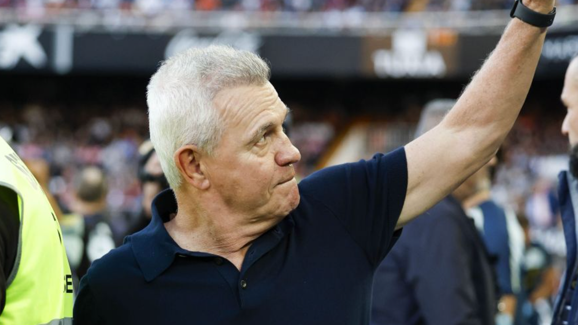 Javier Aguirre en Mestalla ante el Villarreal