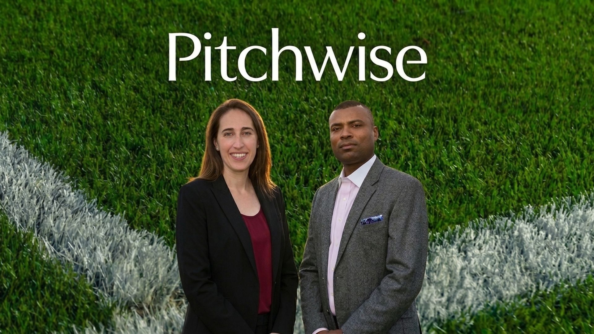 Ann Rodriguez y Corey Woolfolk de Pitchwise Ann Rodriguez y Corey Woolfolk de Pitchwise