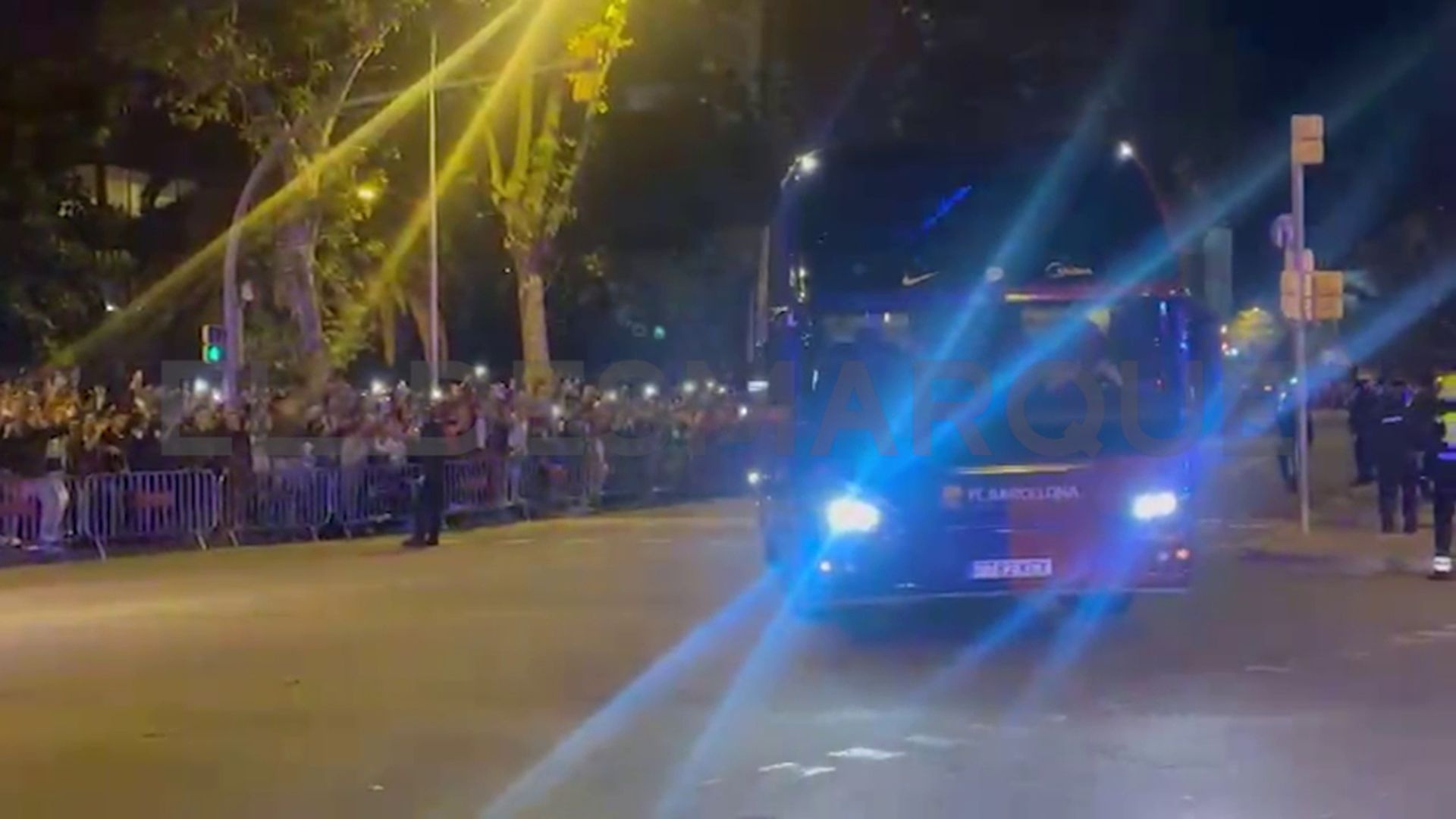 Así han llegado Barça y Real Madrid al Camp Nou