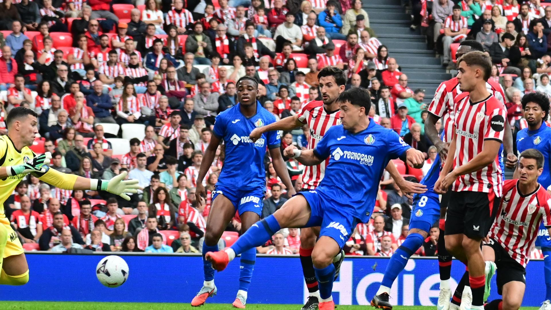 David Soria, en el Athletic-Getafe