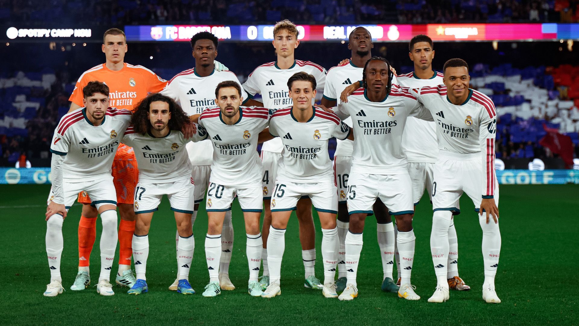 El once del Real Madrid en el Clásico del Camp Nou El once del Real Madrid en el Clásico del Camp Nou