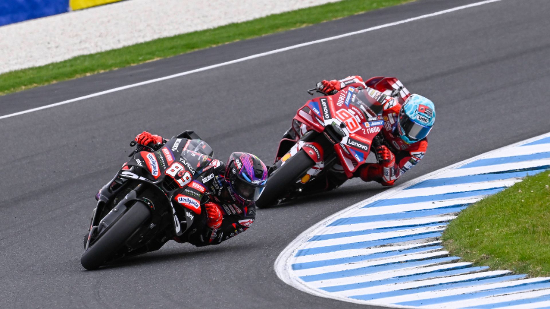 Jorge Martín y Marc Márquez, en Phillip Island
