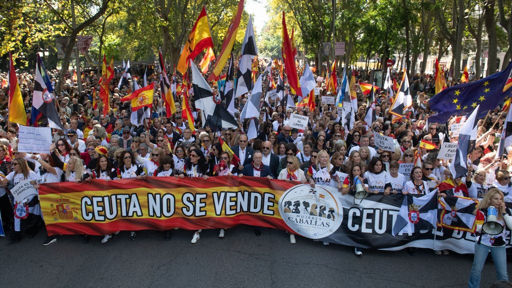 Manifestación en Madrid de las mujeres Caballas: Vivas reitera que Ceuta sigue sin recuperar la normalidad y lamenta que no haya devoluciones administrativas