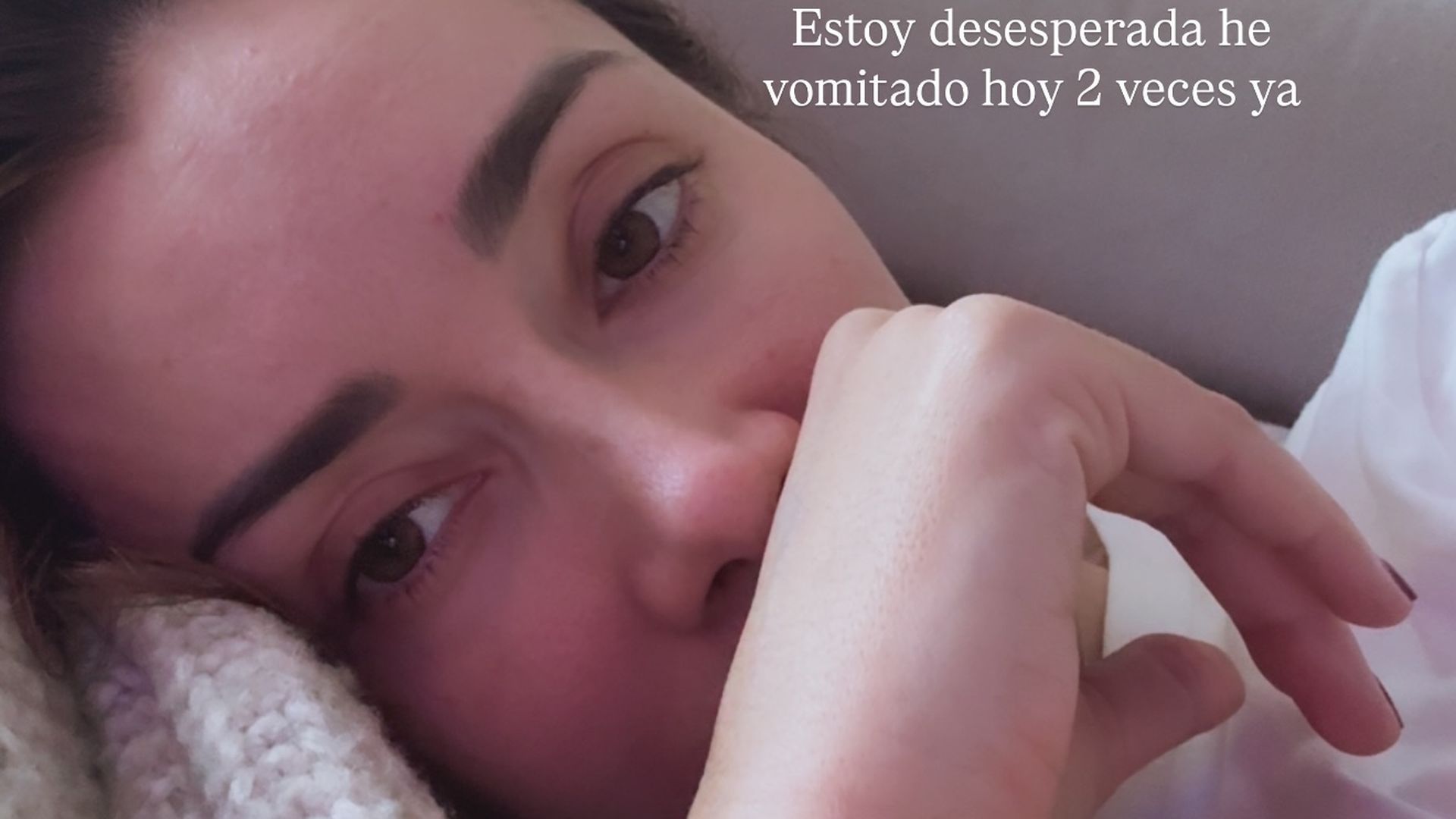 Adara Molinero, abatida al ver que sus síntomas vuelven