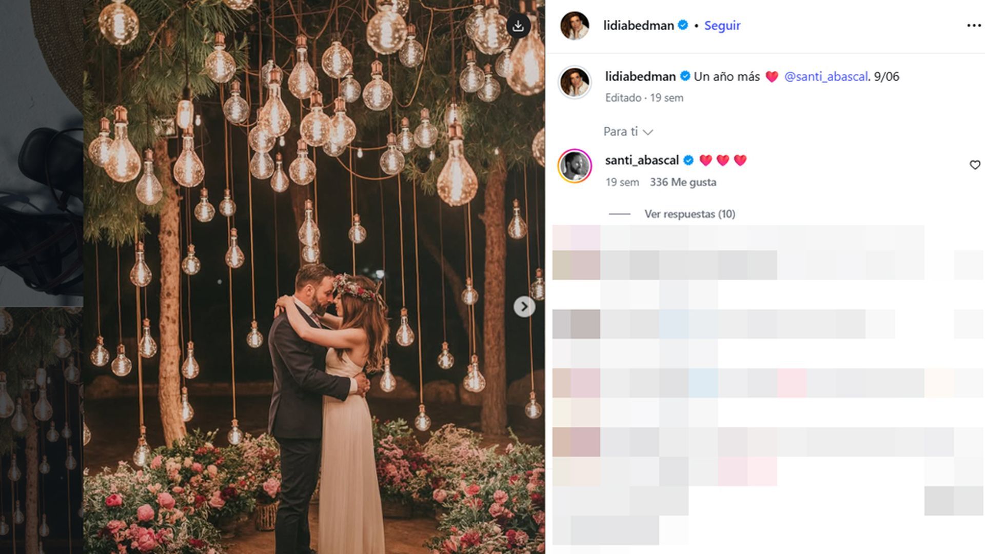 Boda Lidia Bedman y Santiago Abascal