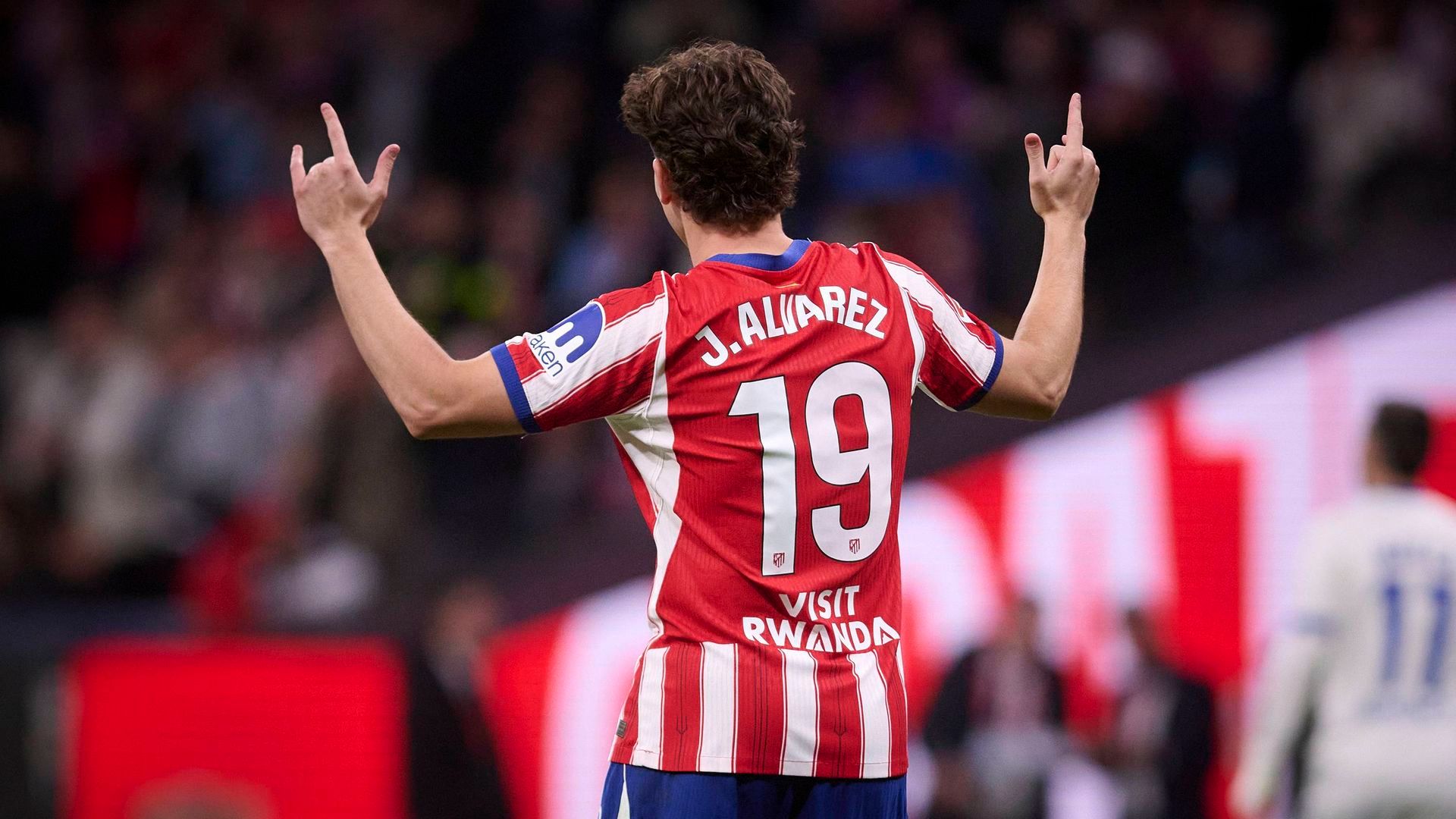 Julian Álvarez, celebra un gol con el Atlético de Madrid Julian Álvarez, celebra un gol con el Atlético de Madrid