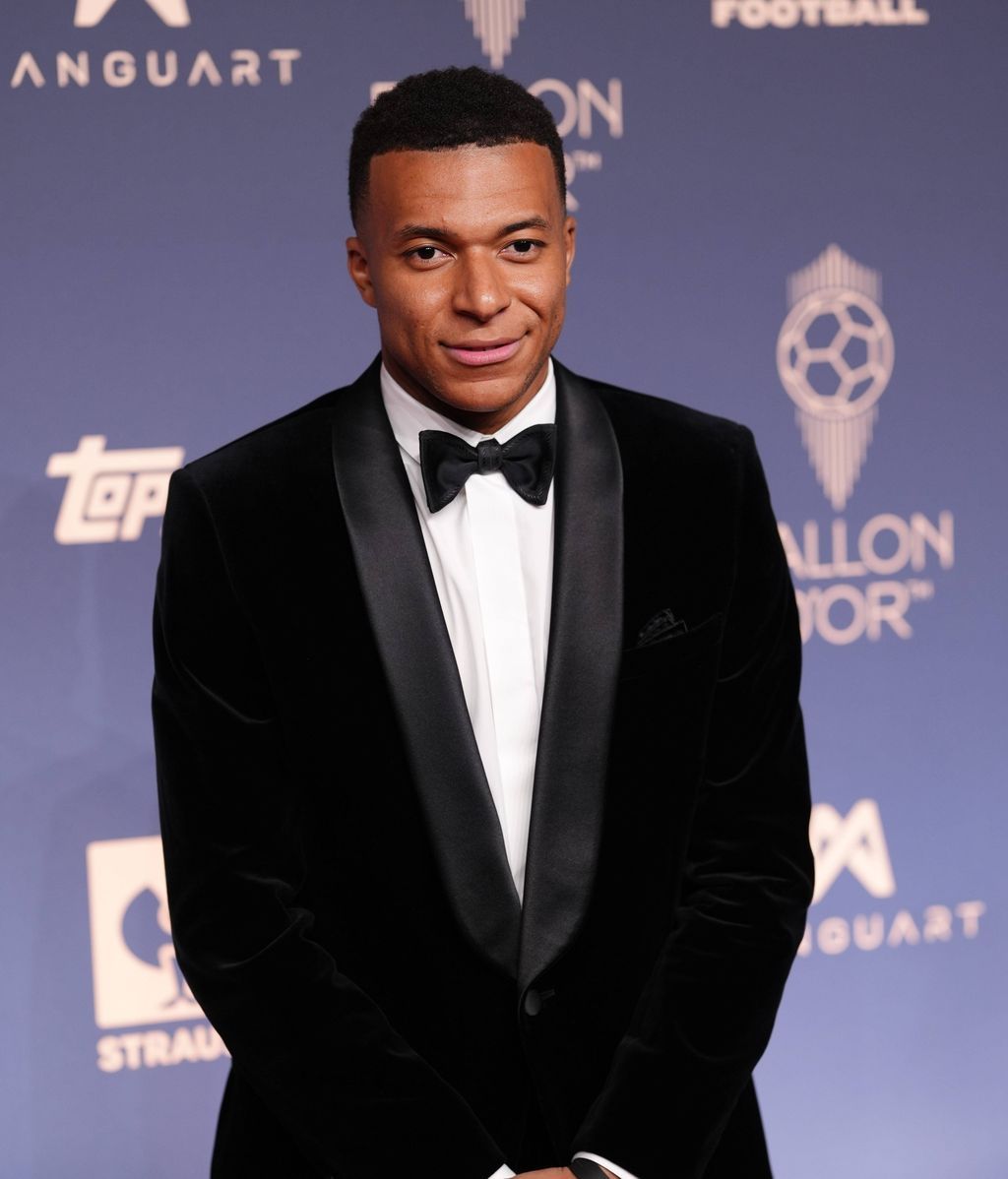Kylian Mbappé, en la gala del Balón de Oro