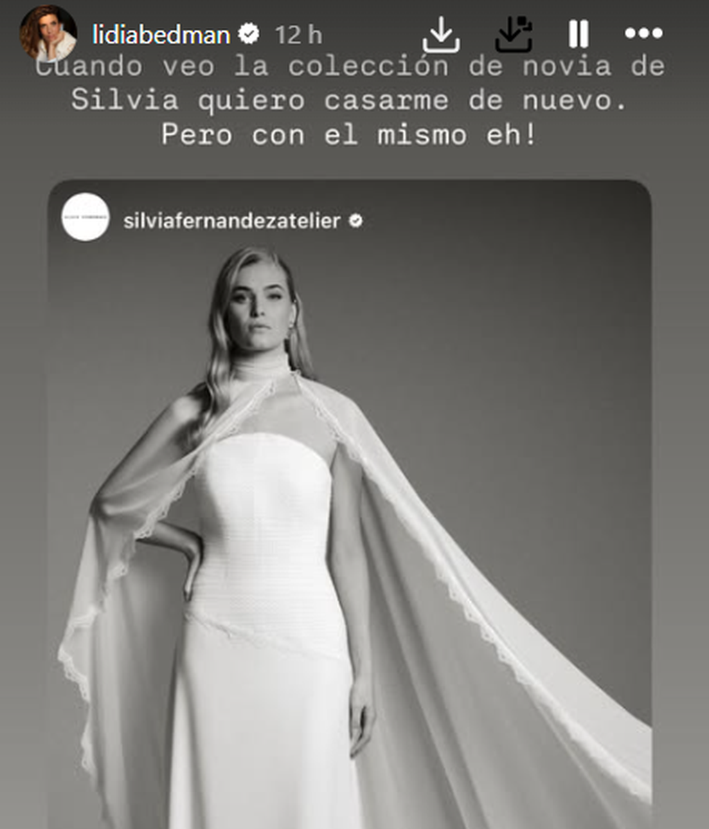 Lidia Bedman aclara si volvería a casarse con Santiago Abascal