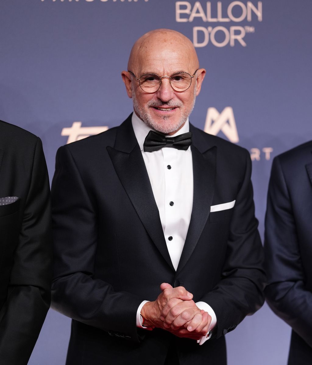 Luis de la Fuente, posando en la gala del Balón de Oro