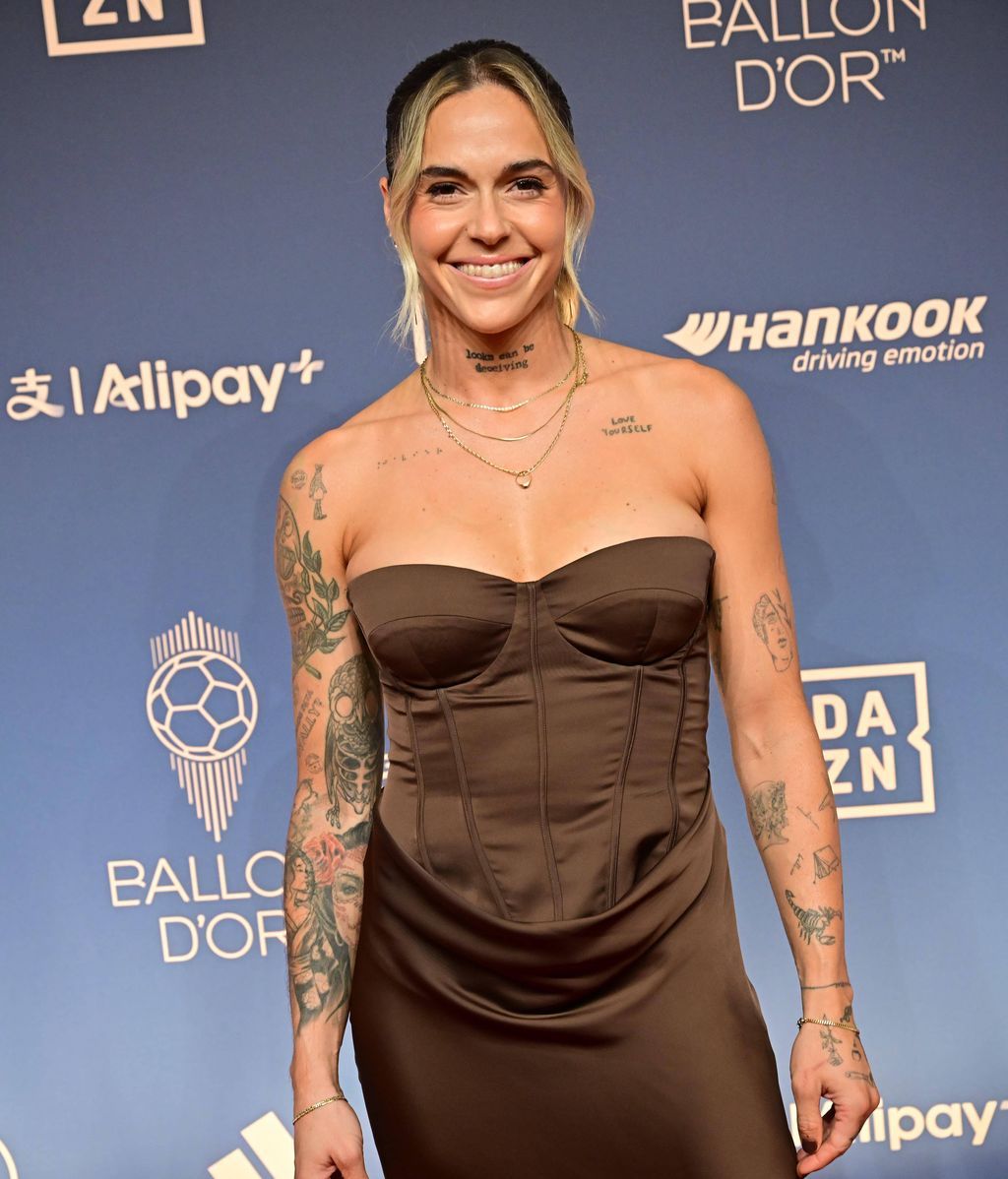 Mapi León en la gala del Balón de Oro