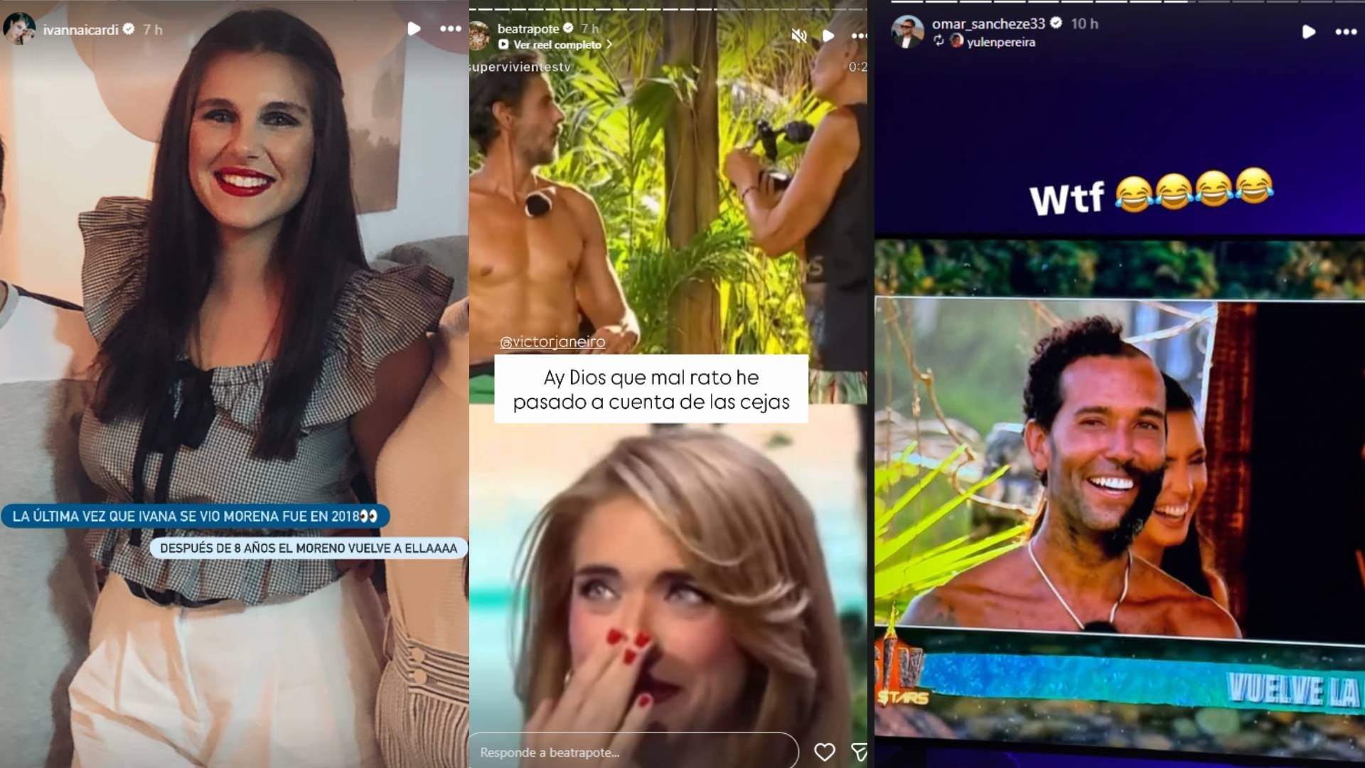 Reacciones en redes sociales a los cambio de look de los supervivientes