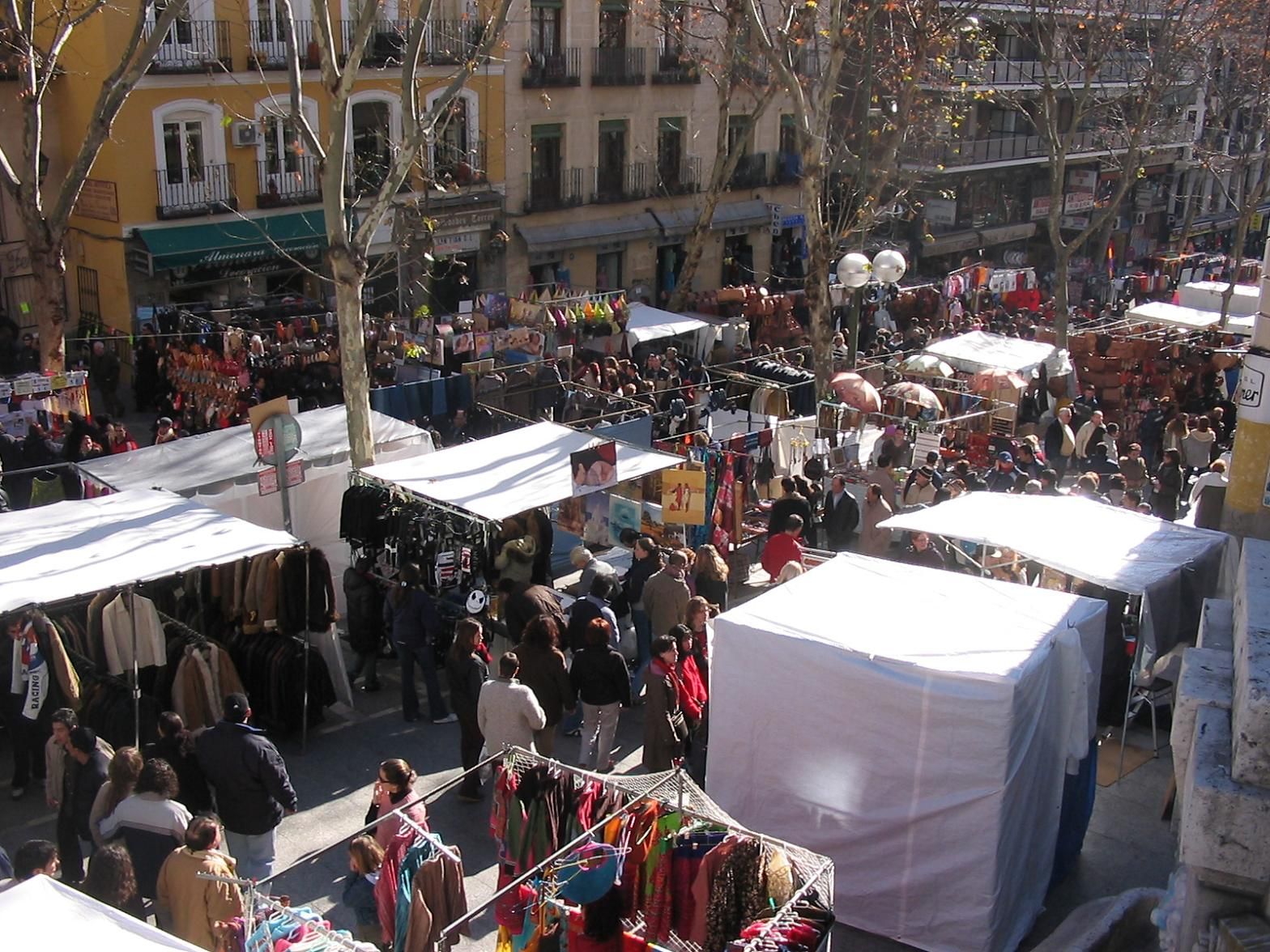 Ribera de Curtidores, en el Rastro