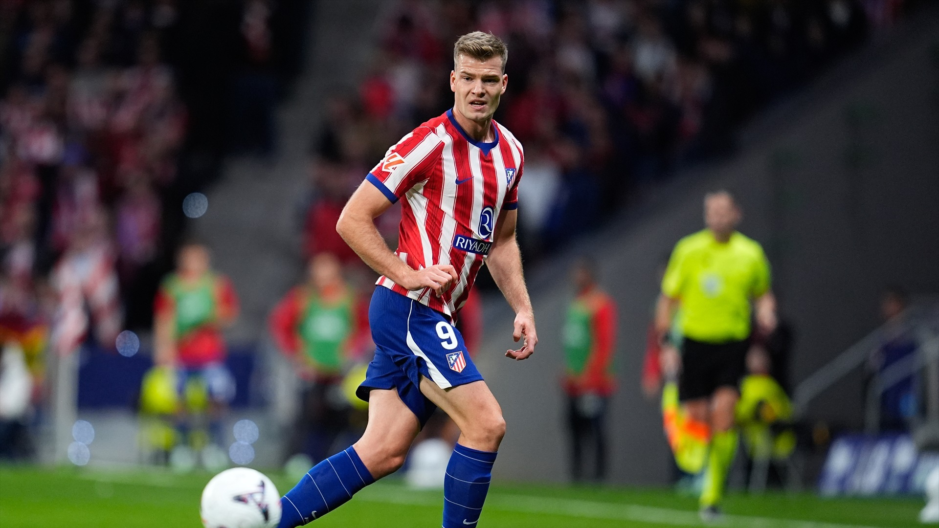 Alexander Sorloth, en el Atlético-Deportivo