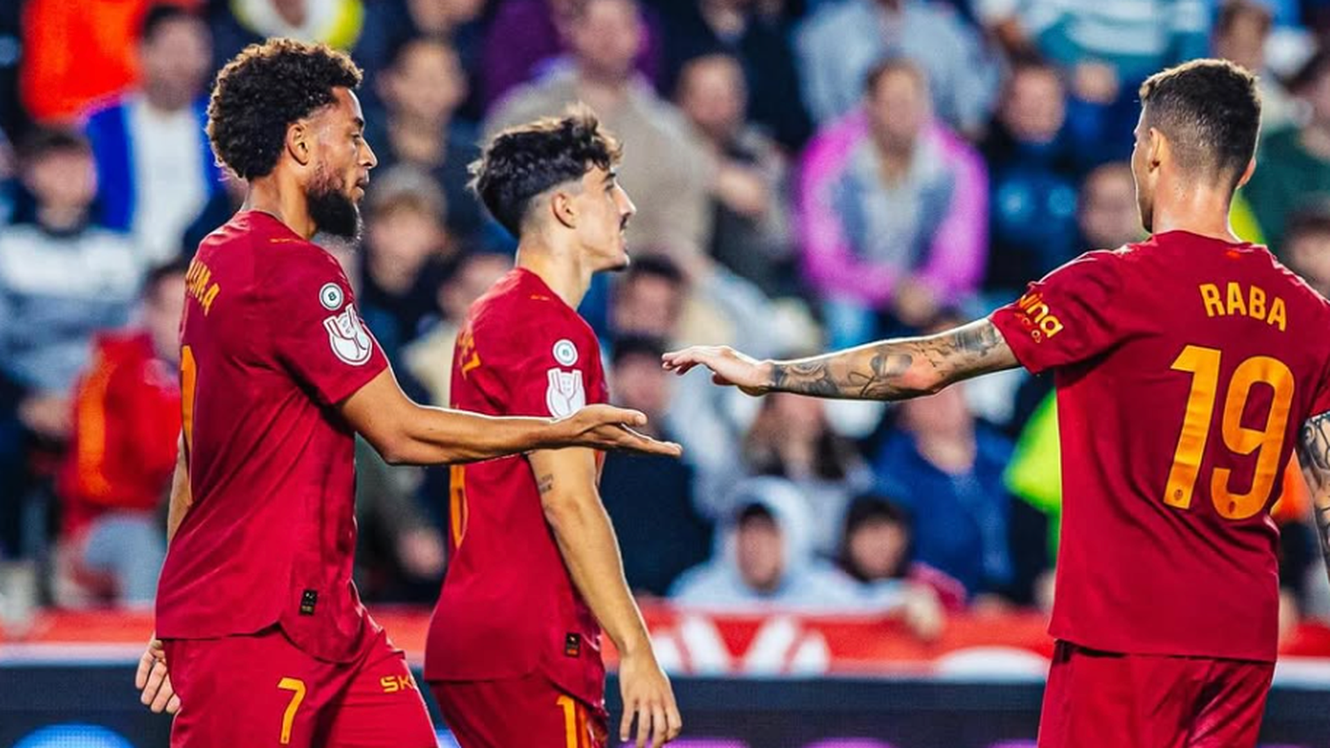 Arnaut Danjuma celebra su gol en Maracena