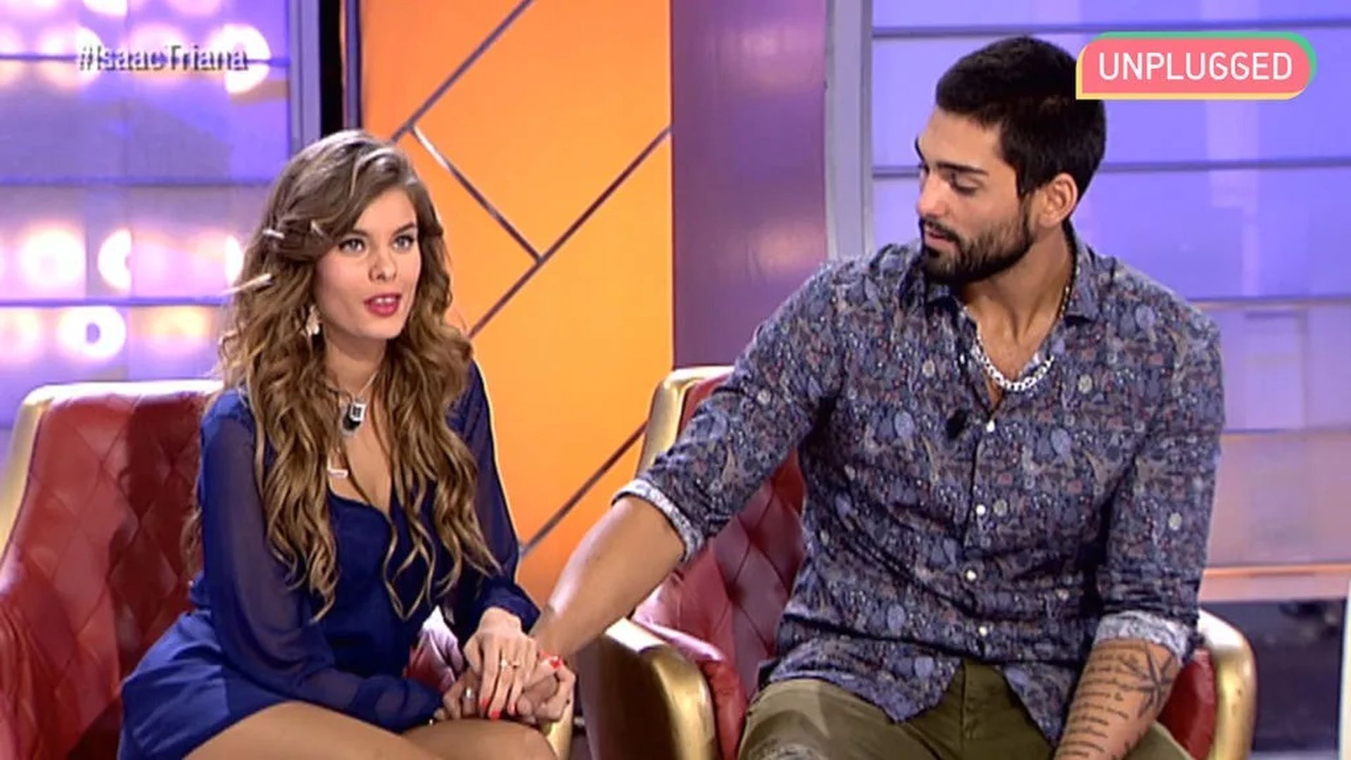Isaac Vázquez entró en 'Mujeres y hombres y viceversa' como pretendiente de Liz Emiliano y dejó el programa de la mano de Triana Ramos