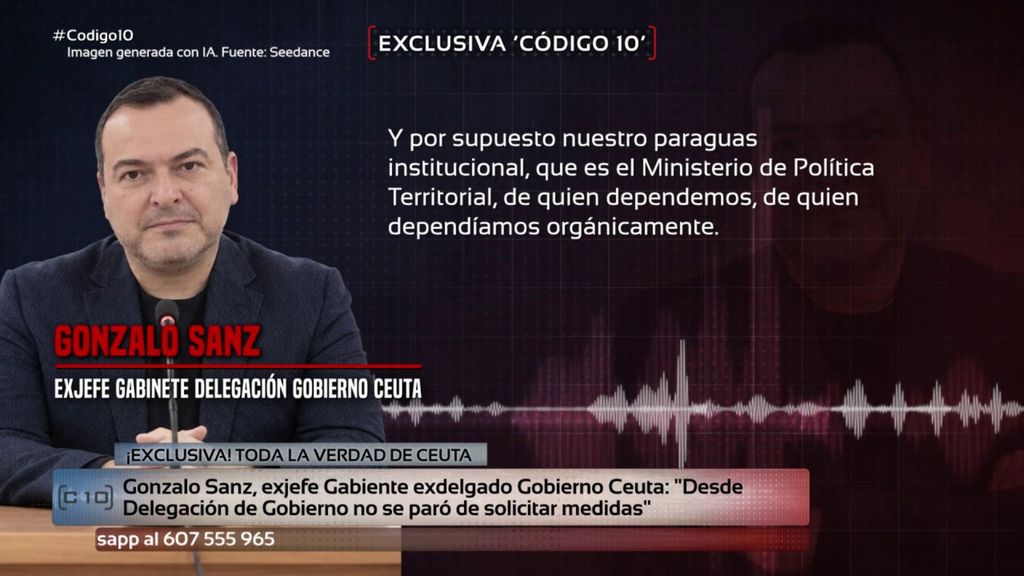 Exclusiva | La declaración de Gonzalo Sanz, exjefe de Gabinete del exdelegado del Gobierno de Ceuta: "Ni con los informes conseguimos alertar de la hecatombe"