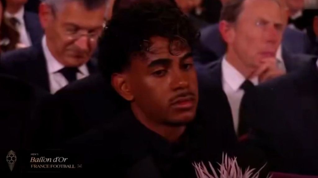La reacción de Lamine Yamal y Kylian Mbappé al perder el Balón de Oro en una gala con marcado acento español