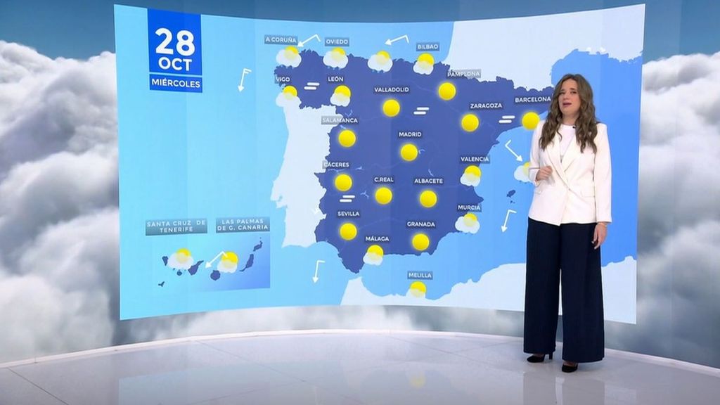 Octubre se despide soleado y estable, con máximas de hasta 30 grados y noches más frescas