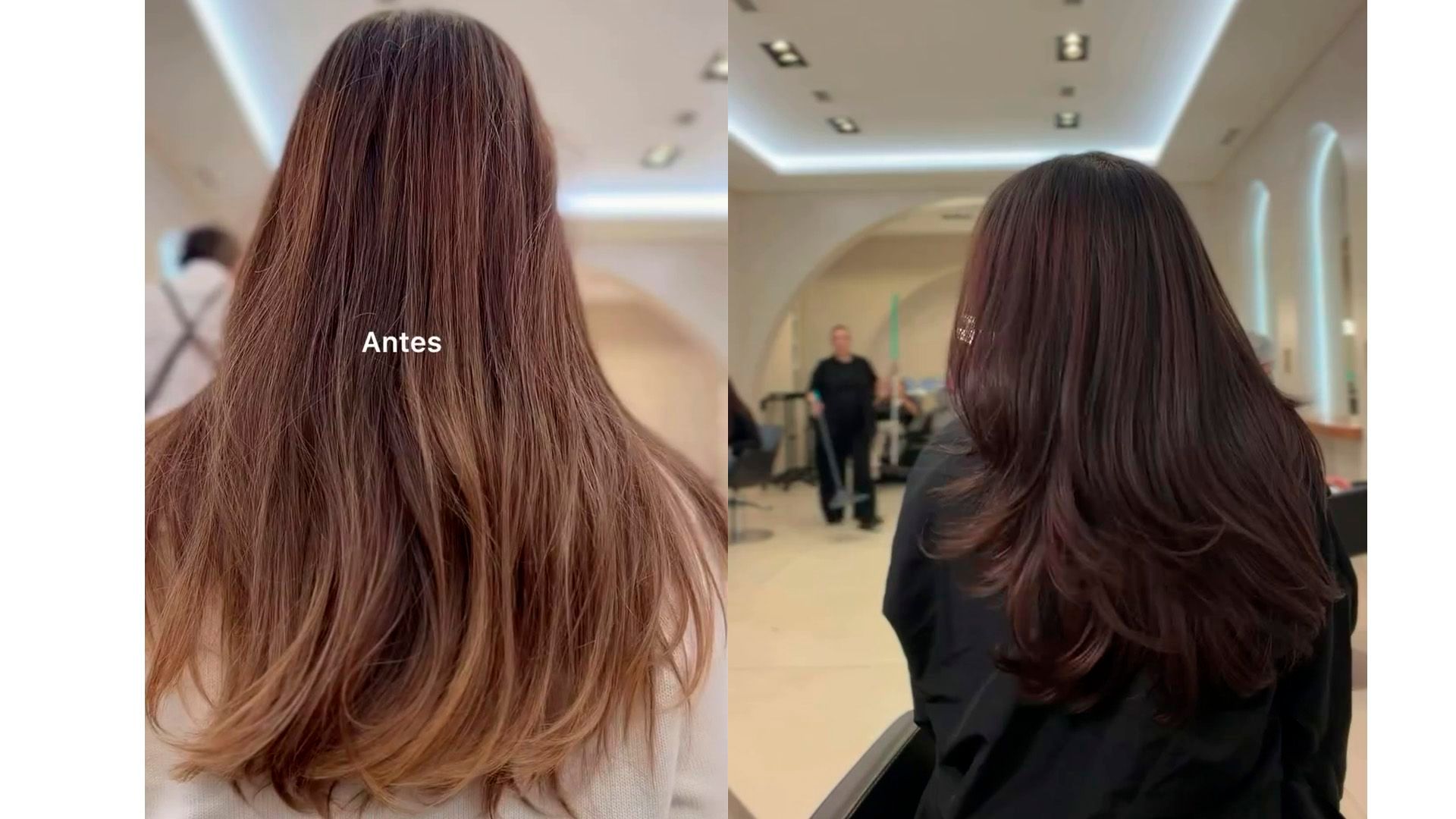 El antes y el después del pelo de Marta Riumbau