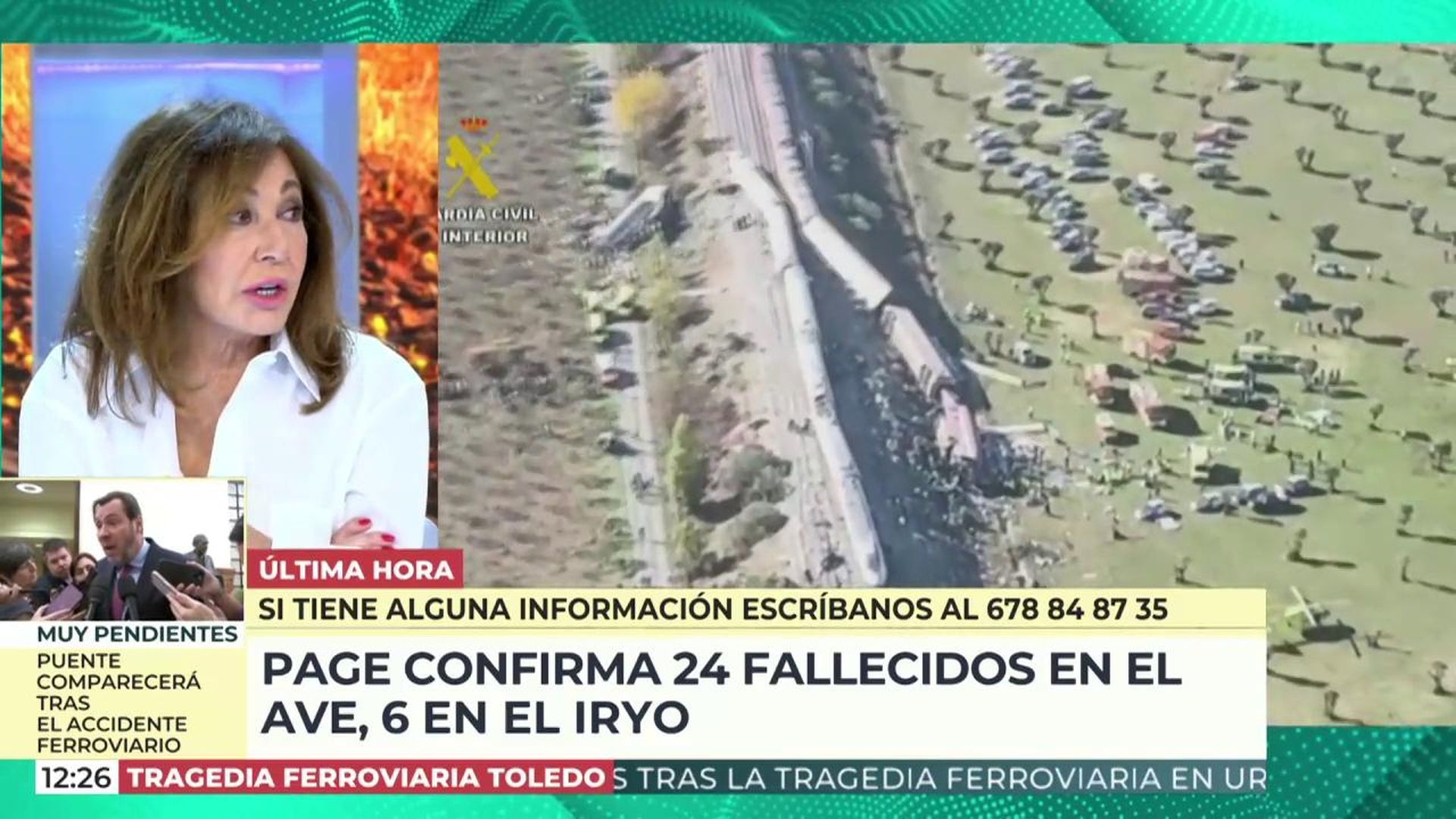 La exministra Fátima Báñez viajaba en uno de los trenes que han colisionado: aún no se ha contactado con ella