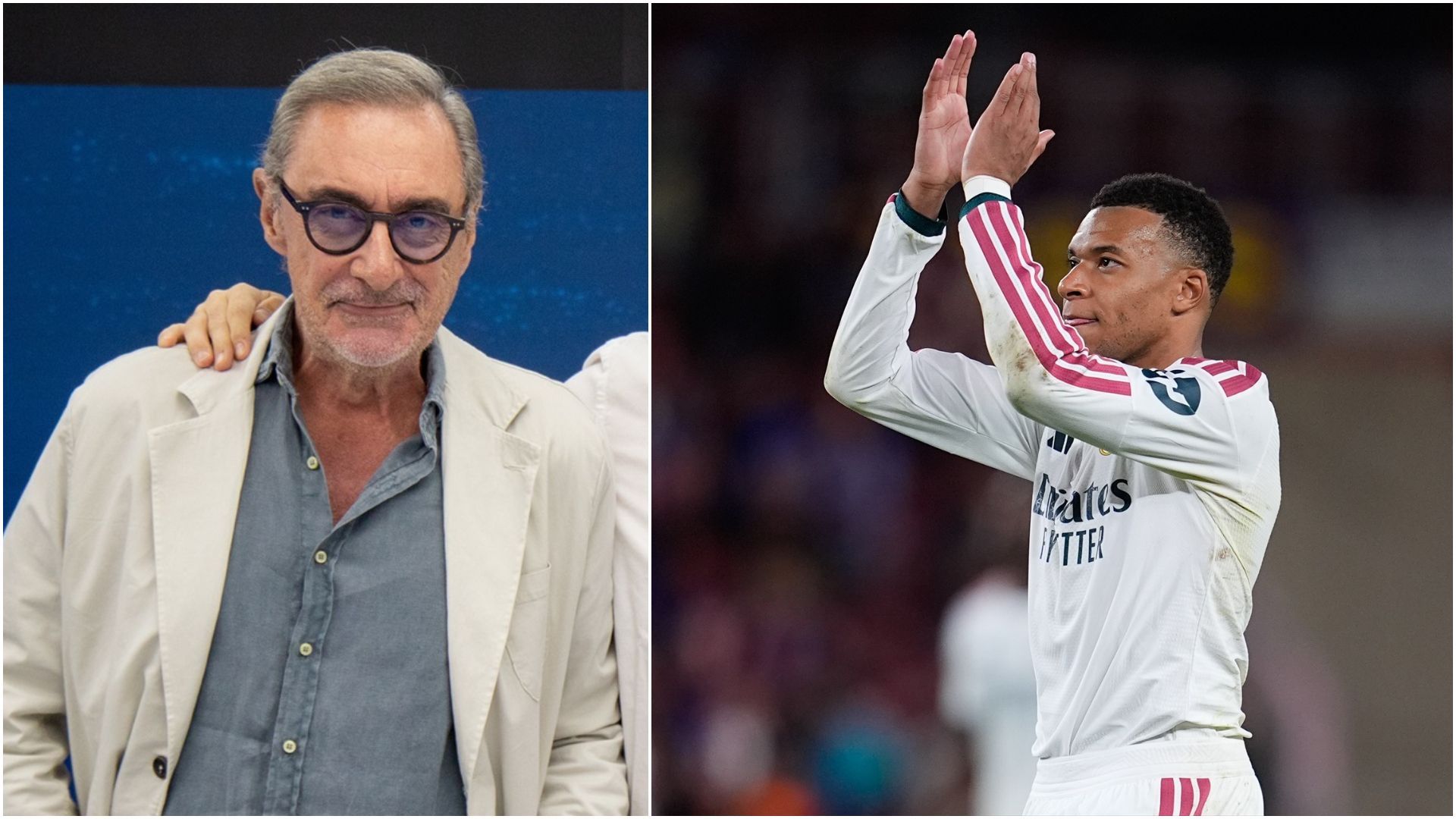 Fotomontaje de Carlos Herrera y Kylian Mbappé Fotomontaje de Carlos Herrera y Kylian Mbappé