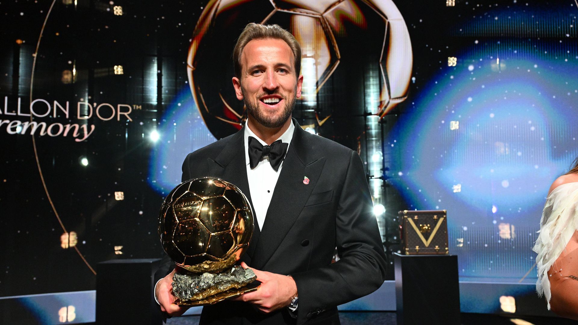 Harry Kane con el Balón de Oro 2026